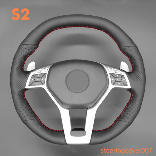 Genuine leather steering wheel - genuine,
