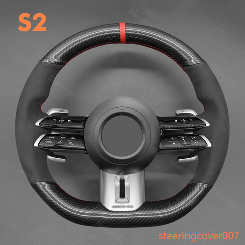 Alcantara steering wheel cover - steering,